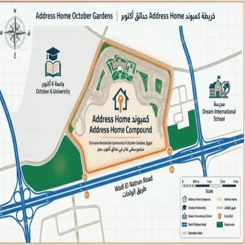 address home compound map