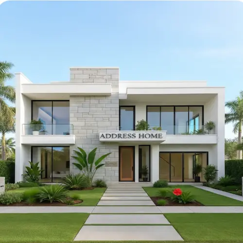 address home units size