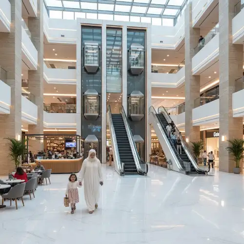 elsa3a plaza mall units size